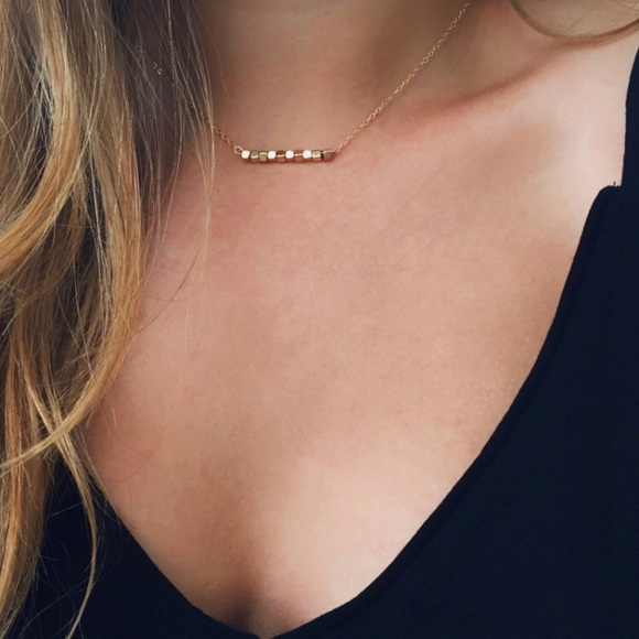 Jewelry - 3 for $25⚡️simple square beads necklace